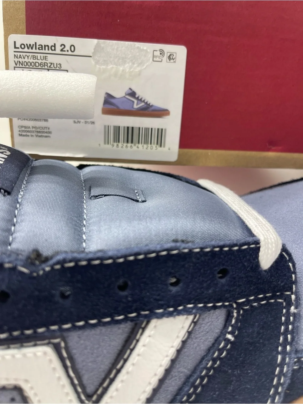 Vans Men’s Lowland 2.0 NAVY/BLUE VN000D6RZU3 Sneakers